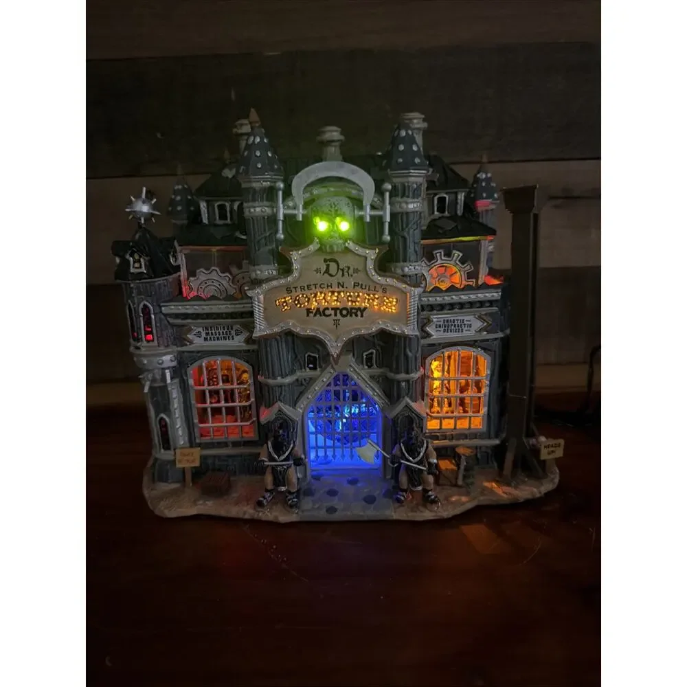 Lemax Spooky Town Dr. Stretch N. Pull’s Torture Factory -please Read